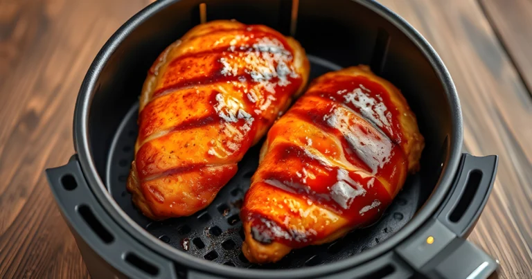 Air Fryer BBQ Split Chicken Breast Recipes