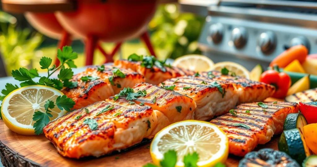 Salmon Bites Healthy Grill Recipe