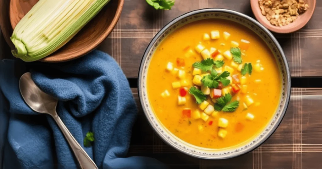 El Salvadoran Corn Soup Recipe