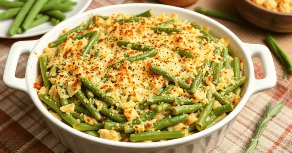 Classic Green Bean Casserole Recipe: Easy, Creamy, and Perfect for Holidays